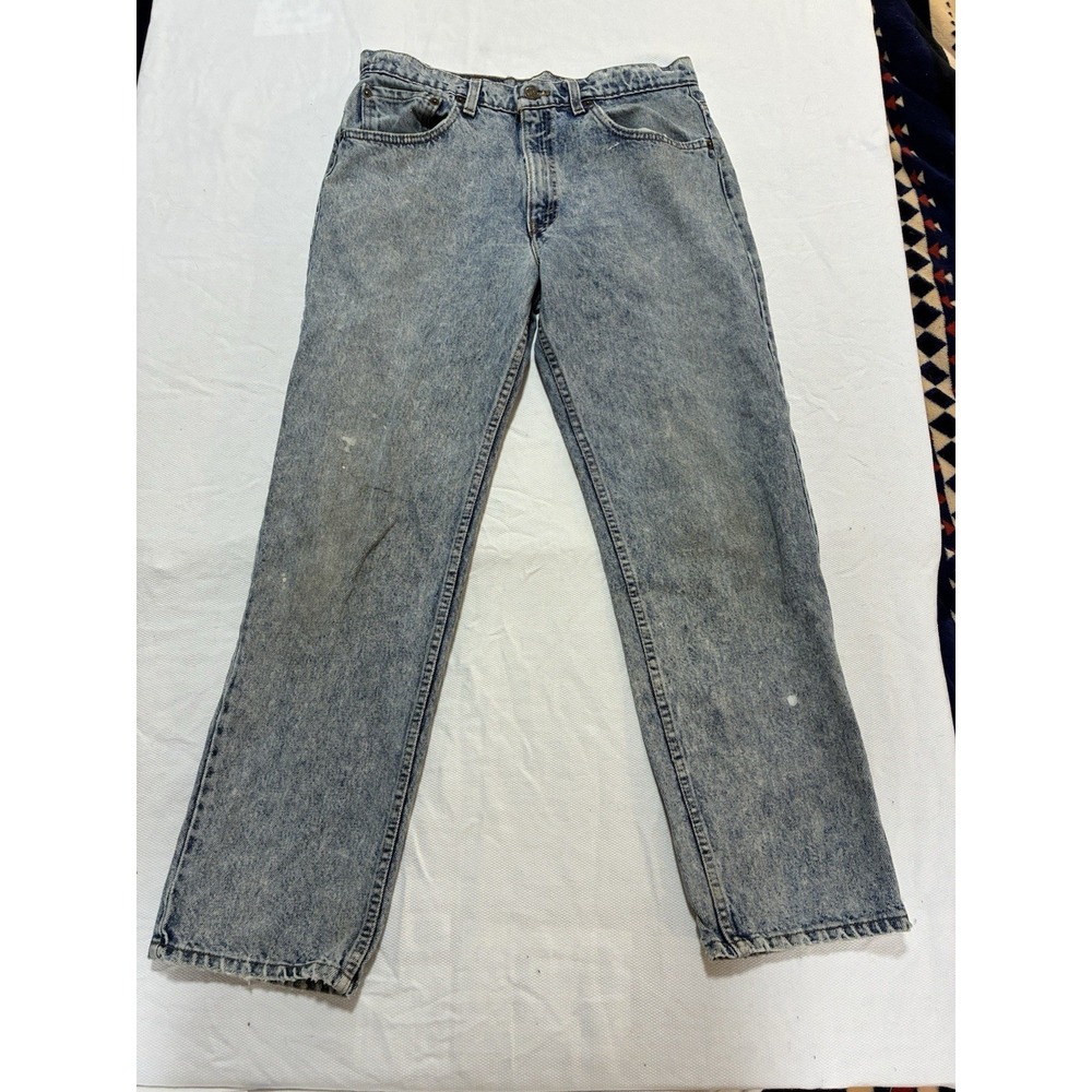 Vintage Levi's SilverTab‎ Jeans Mens 32x29 Acid Wash Baggy Tapered USA 90s